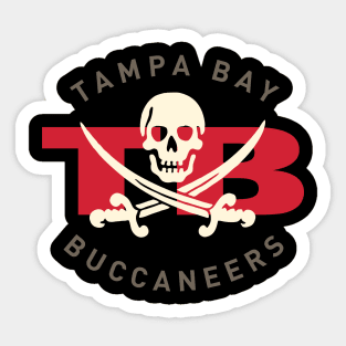 Tampa Bay Buccaneers 2 by Buck Tee Originals Sticker